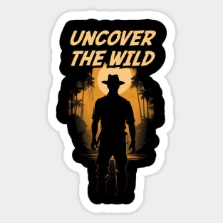 Uncover the Wild - Explorer - Silhouette - Indy Sticker